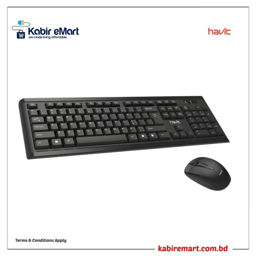 HAVIT KB653GCM Wireless Keyboard & Mouse Combo