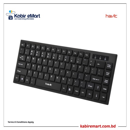 Havit KB329 Wired USB Mini Keyboard Black