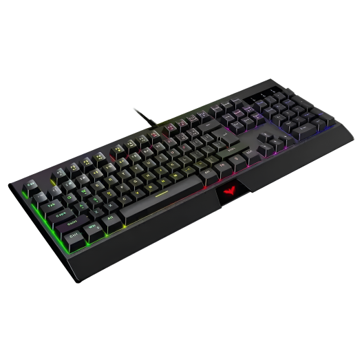 HAVIT KB858L-Pro 104 Keys Rainbow Backlit Wired Gaming Keyboard