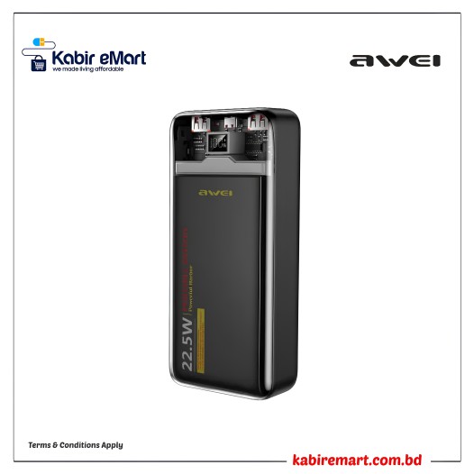 Awei P78K 20000mAh 22.5W Portable Fast Charging Power Bank