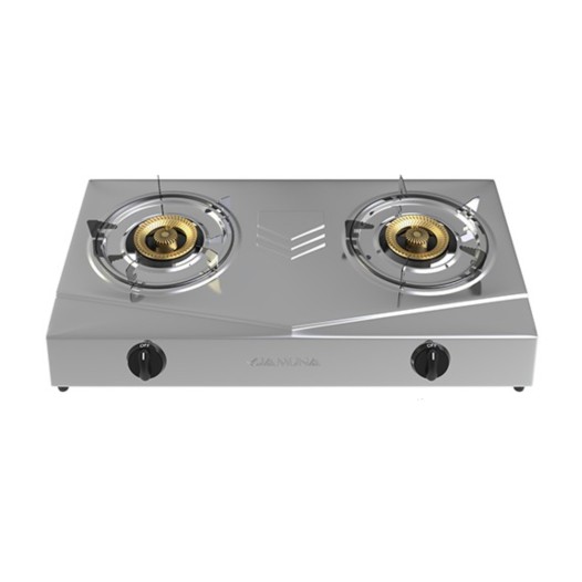 Jamuna Gas Stove JGS-GB02SS LPG/NG (Brass Burner)