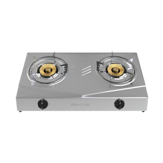 Jamuna Gas Stove JGS-NB02SS LPG/NG (Brass Burner)