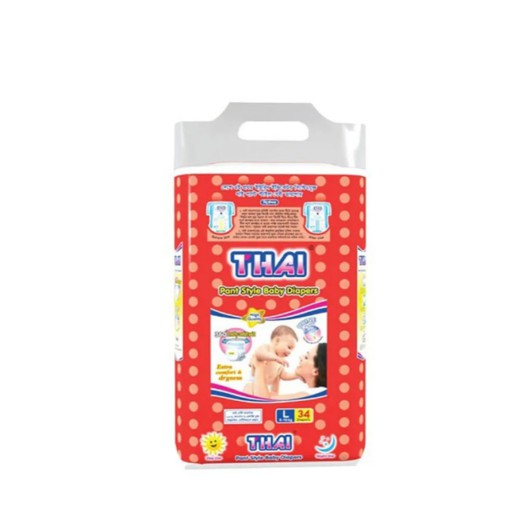 Thai Pant Diaper L ( 9-16 kg ) 34 Pcs