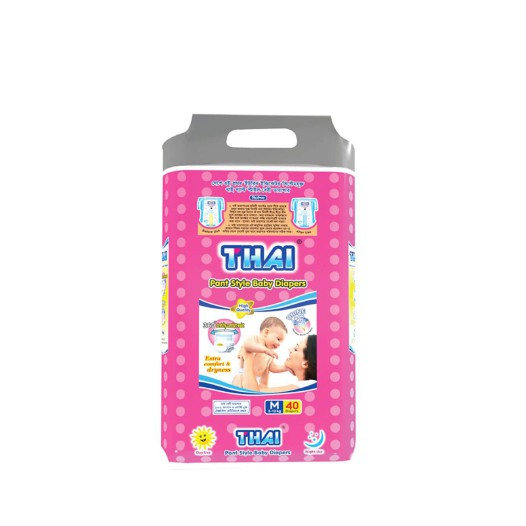 Thai Pant Diaper M ( 5- 12 kg ) 40 Pcs