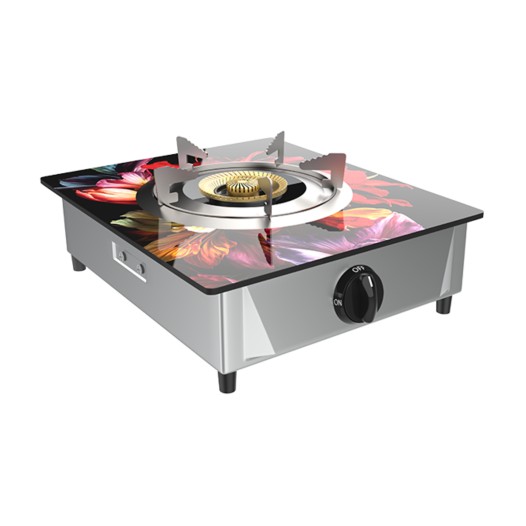 JGS-GB01G Floral LPG/NG (Brass Burner) Jamuna