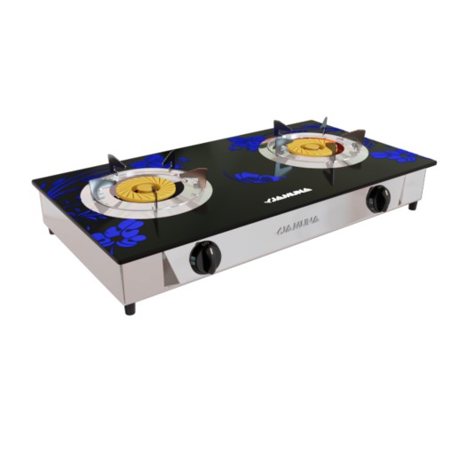 JGS-D2LG BLUE FLOWER Gas Stove Jamuna