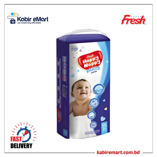 Fresh Happy Nappy Pant Diaper XXL (12-25 kg) 24 pcs