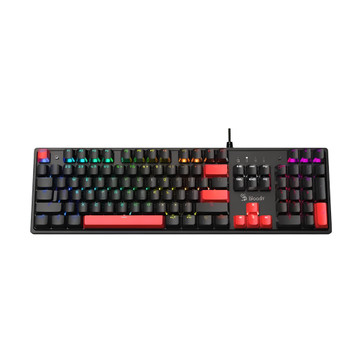 A4tech Bloody S510R Brown Switch RGB Wired Mechanical Gaming Keyboard