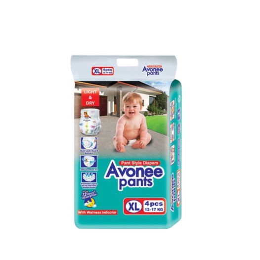 Avonee Baby Diaper Pants XL (12-17 kg) 4 pcs