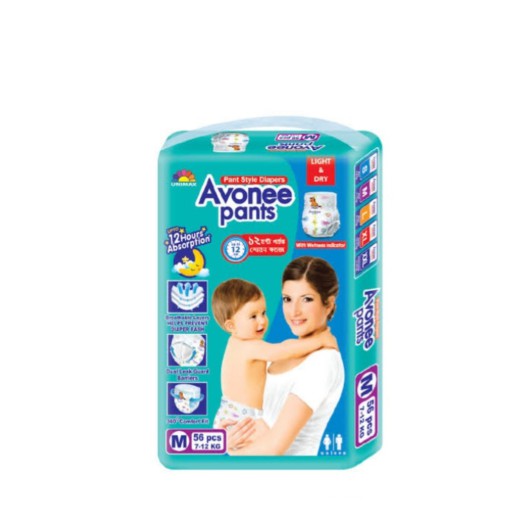 Avonee Pants  M (7-12 kg) 56 pcs