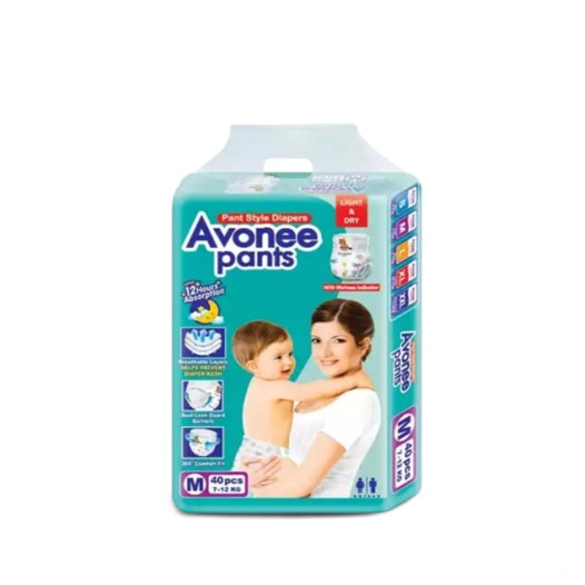 Avonee Midi 3 Baby Diaper Pant M( 7-12 kg) 40 pcs