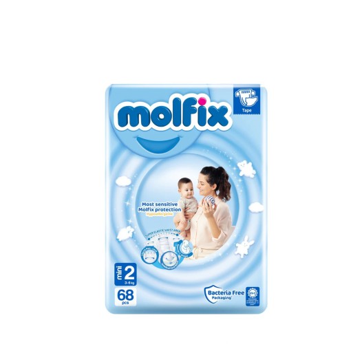 Molfix Baby Diaper Belt 2 Mini ( 3-6) kg 68 pcs