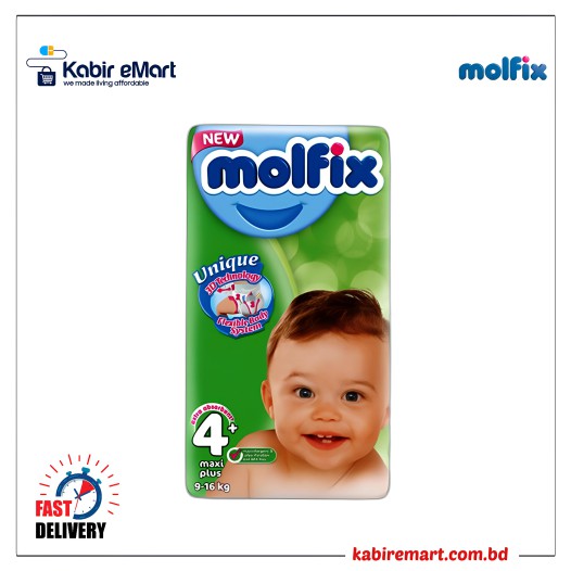 Molfix Baby Diaper Belt Maxi (9-16) kg 36 Pcs