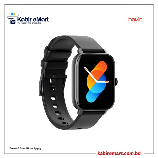 Havit M9024 1.69" HD Screen Bluetooth Calling Smart Watch