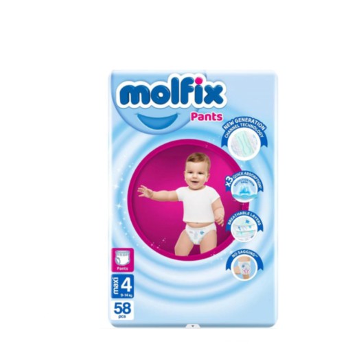 Molfix Jumbo Large (9-14 Kg) 58 pcs