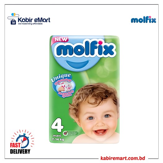 Molfix Jumbo Maxi Belt 7-14 Kg 80 Pcs