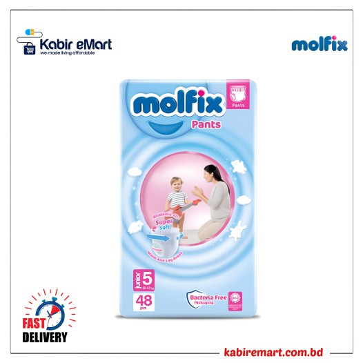 Molfix Jumbo Pants Junior (12-17 Kg )48Pcs