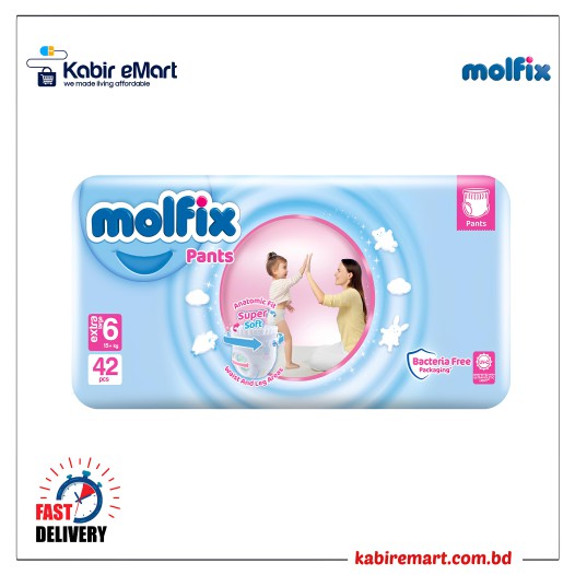 Molfix Jumbo Pants XXL (15+ Kg) 42 Pcs