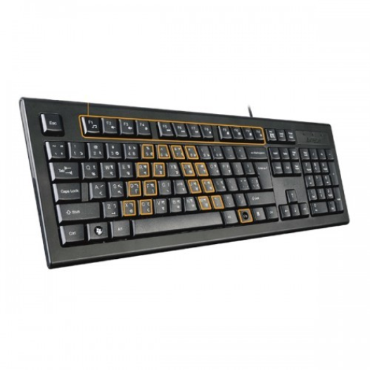 A4TECH KRS-85 Laser Engraving USB Keyboard With Bangla