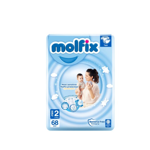 Molfix Mini Belt (3-6 Kg) 60 Pcs