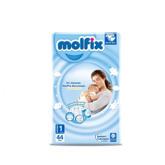 Molfix Twin Newborn Belt (2-5 Kg) 44 Pcs