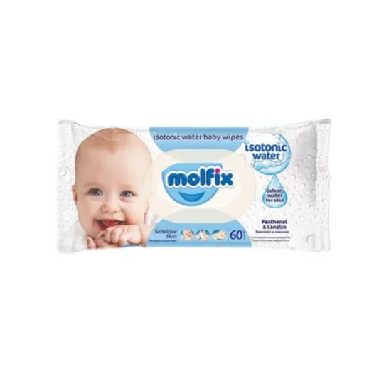 Molfix Wet Wipes With Lid 60 Pcs