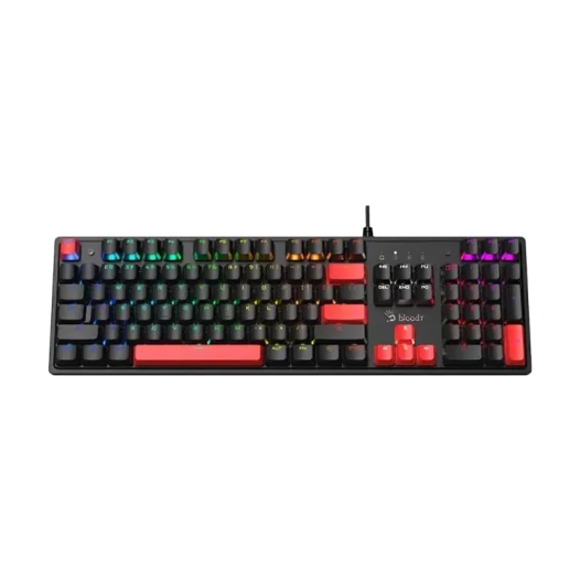 A4tech Bloody S510R Red Switch RGB Wired Mechanical Gaming Keyboard