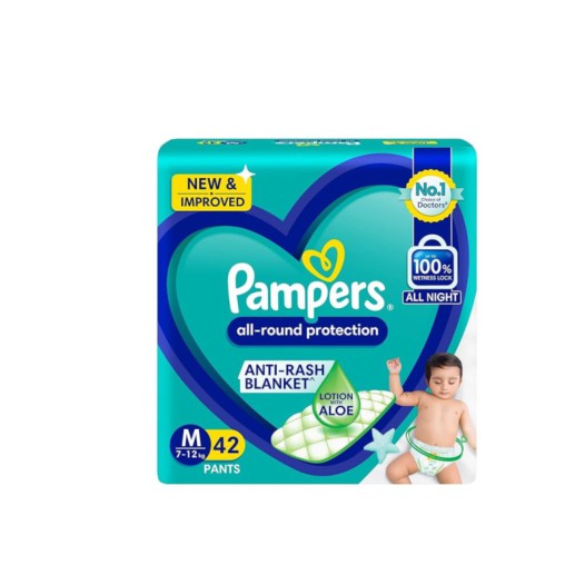 Pampers All round Protection Pants Medium (7-12 kg) 42 pcs