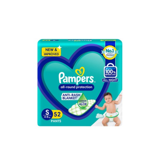 Pampers All round Protection Pants Small 4-8 kg 52 pcs