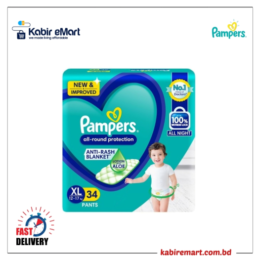 Pampers All round Protection Pants XL 12-17 kg 34 pcs