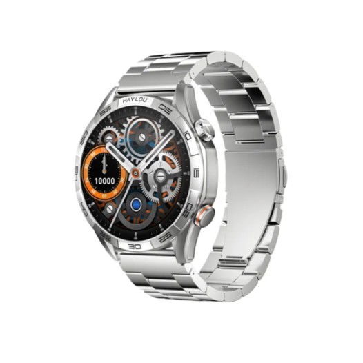 Haylou Solar 5 Bluetooth Calling Smart Watch with Metallic Strap