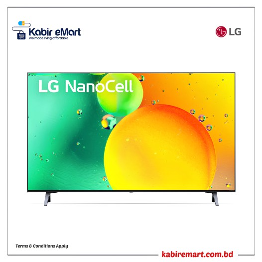 LG  NANOCELL 75 SERIES  43 INCH  4K UHD LED  SMART TV 43NANO75