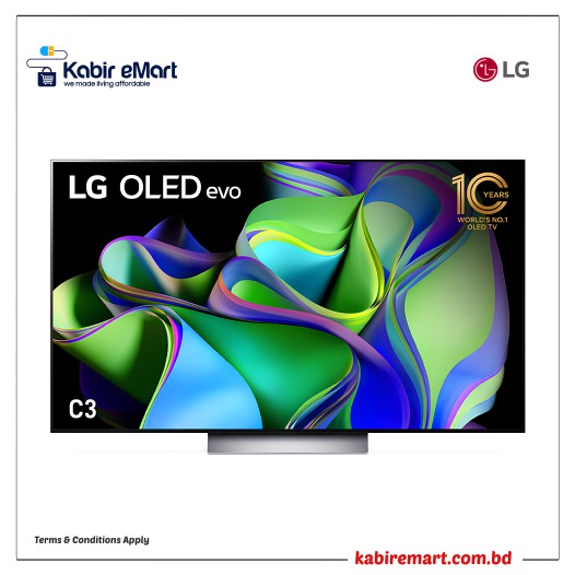 LG OLED evo C3 55 inch TV 4K Smart TV OLED55C3