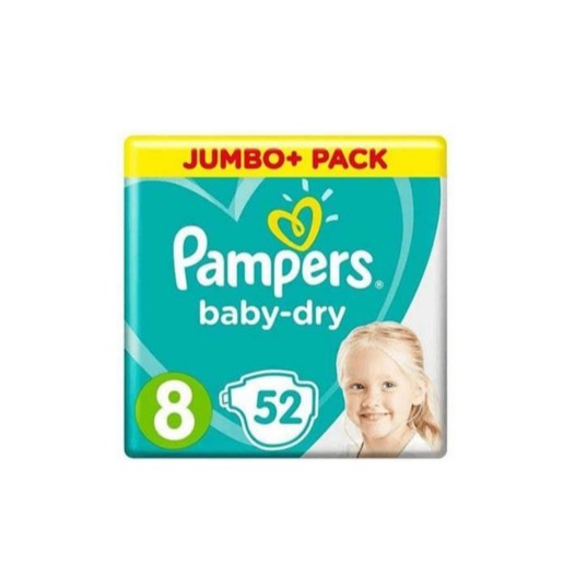 Pampers Baby Size 8 Belt (17 +kg) 52 Pcs