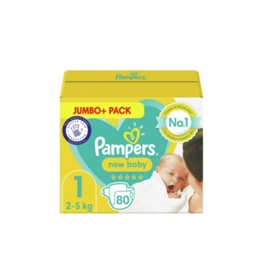 Pampers Diapers Newborn Size 1 Belt (2-5kg ) 80 pcs