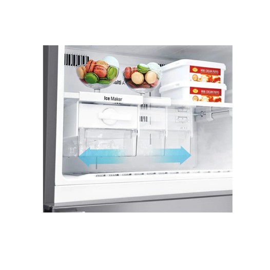 LG 437 LITER TOP MOUNT NO-FROST REFRIGERATOR SHINY STEEL 2B432HLHL