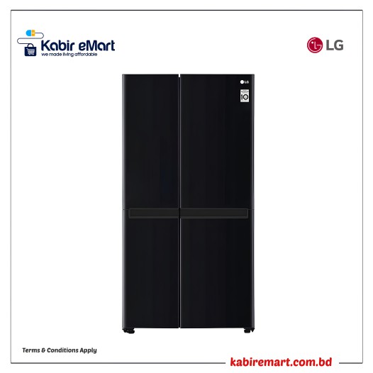 643L SIDE-BY-SIDE-FRIDGE WITH LINEAR COMPRESSOR IN WESTERN BLACK  GS-B6432WB