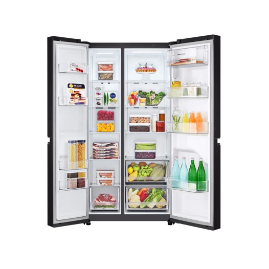 643L SIDE-BY-SIDE-FRIDGE WITH LINEAR COMPRESSOR IN WESTERN BLACK  GS-B6432WB