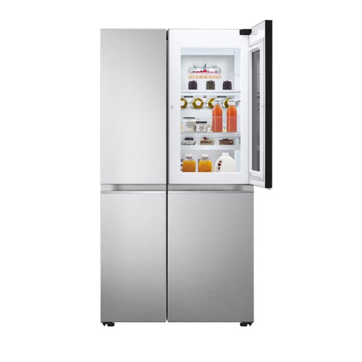 647L SIDE-BY-SIDE-FRIDGE WITH INSTAVIEW DOOR-IN-DOOR™ IN NEW NOBLE STEEL  GS-Q6472NS