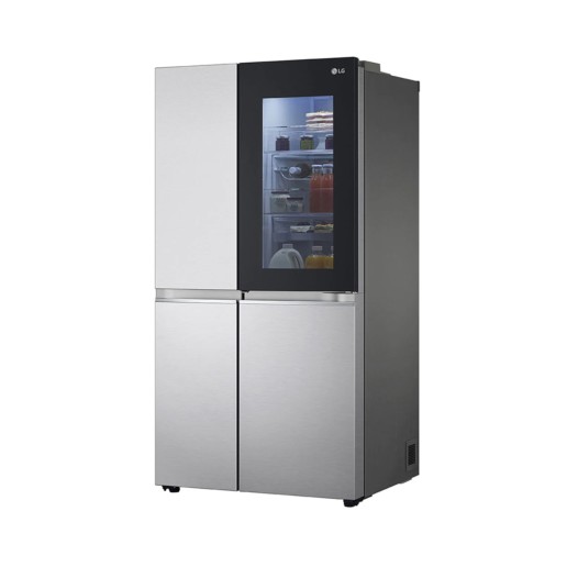 647L SIDE-BY-SIDE-FRIDGE WITH INSTAVIEW DOOR-IN-DOOR™ IN NEW NOBLE STEEL  GS-Q6472NS