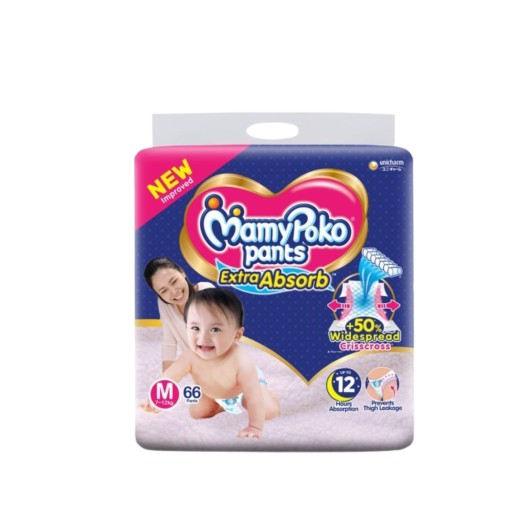 MamyPoko Pants Medium (7-12 Kg) 66 Pcs