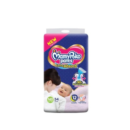 MamyPoko Pants Newborn 0-5 Kg 34 Pcs