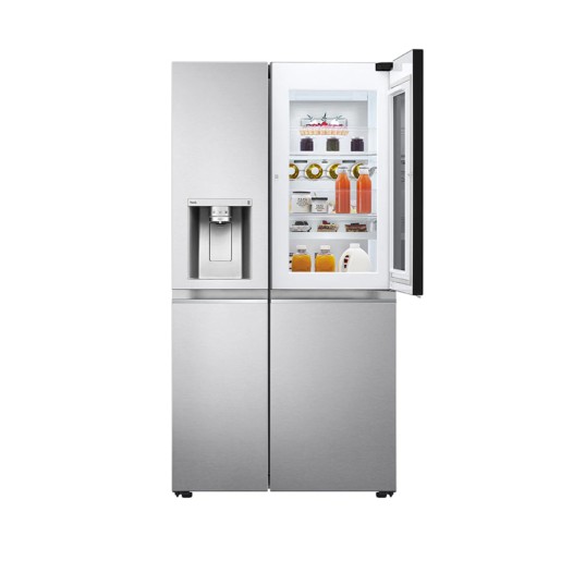 617L SIDE-BY-SIDE-FRIDGE WITH INSTAVIEW DOOR-IN-DOOR IN NEW NOBLE STEEL   GS-X6172NS