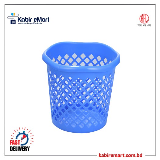 RFL Wave Paper Basket Blue