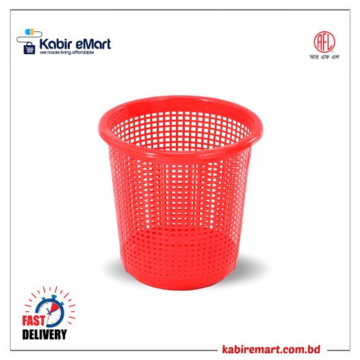 RFL Fresh Paper Basket Medium-Red