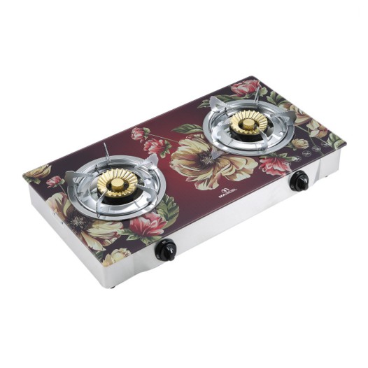 MGS-GDB10 (LPG/NG) Marcel Gas stove Glass Top Double Burner