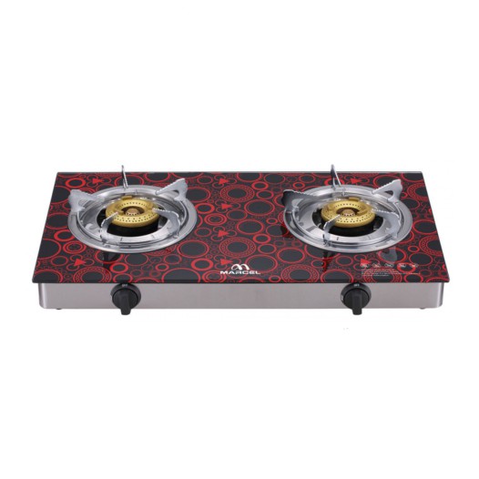 MGS-GDC90 (LPG/NG) (LPG/NG) Marcel Gas stove Glass Top Double Burner