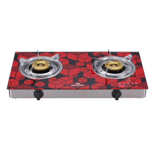 MGS-GDC90 (LPG/NG) (LPG/NG) Marcel Gas stove Glass Top Double Burner