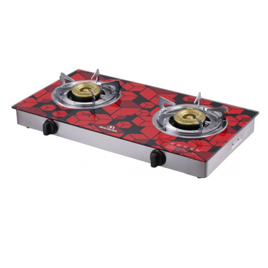 MGS-GDC90 (LPG/NG) (LPG/NG) Marcel Gas stove Glass Top Double Burner