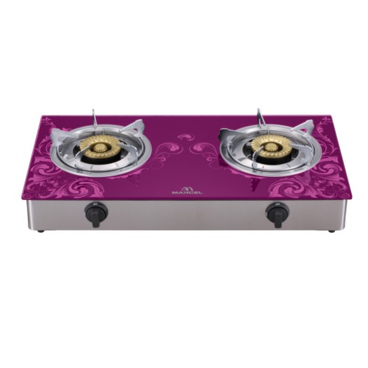 MGS-GDC10 (LPG/NG) Marcel Gas stove Glass Top Double Burner